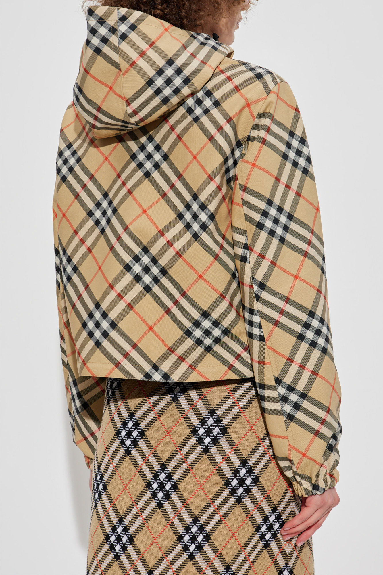 Beige Reversible hooded jacket Burberry - Vitkac AS